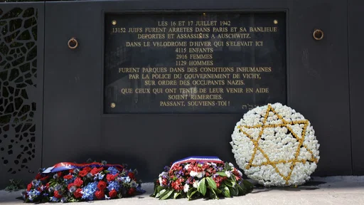Rescuers’ plaque vandalized before Paris Holocaust ceremony