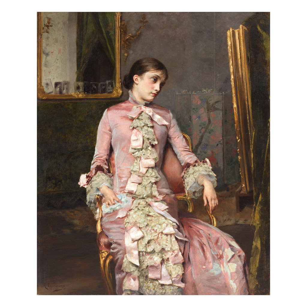 Lady in pink. Image courtesy of Bonhams