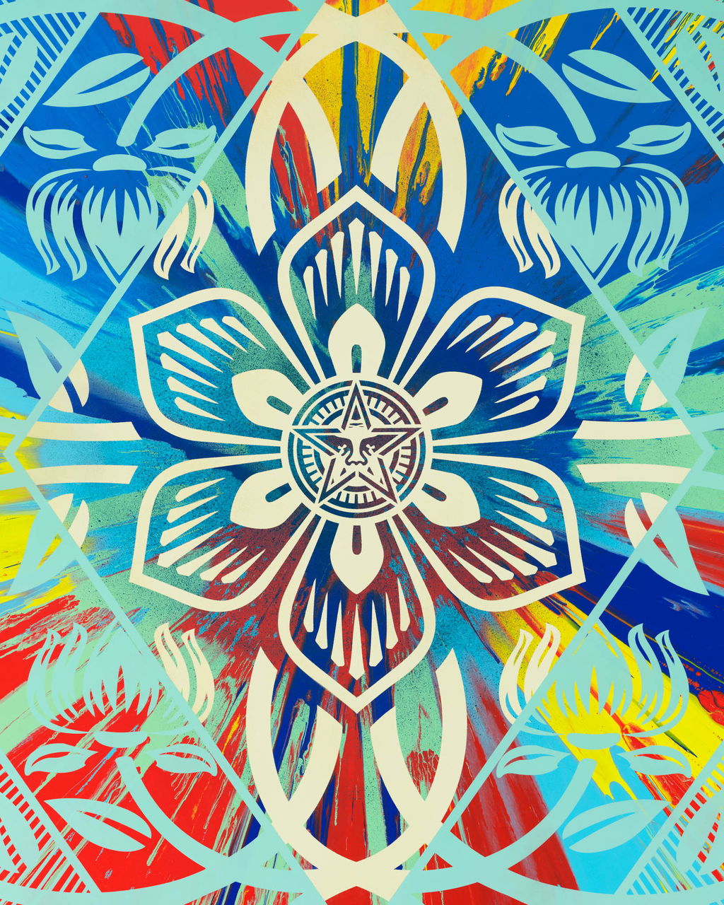 Beautiful Flower Diamond Spin Painting image #2