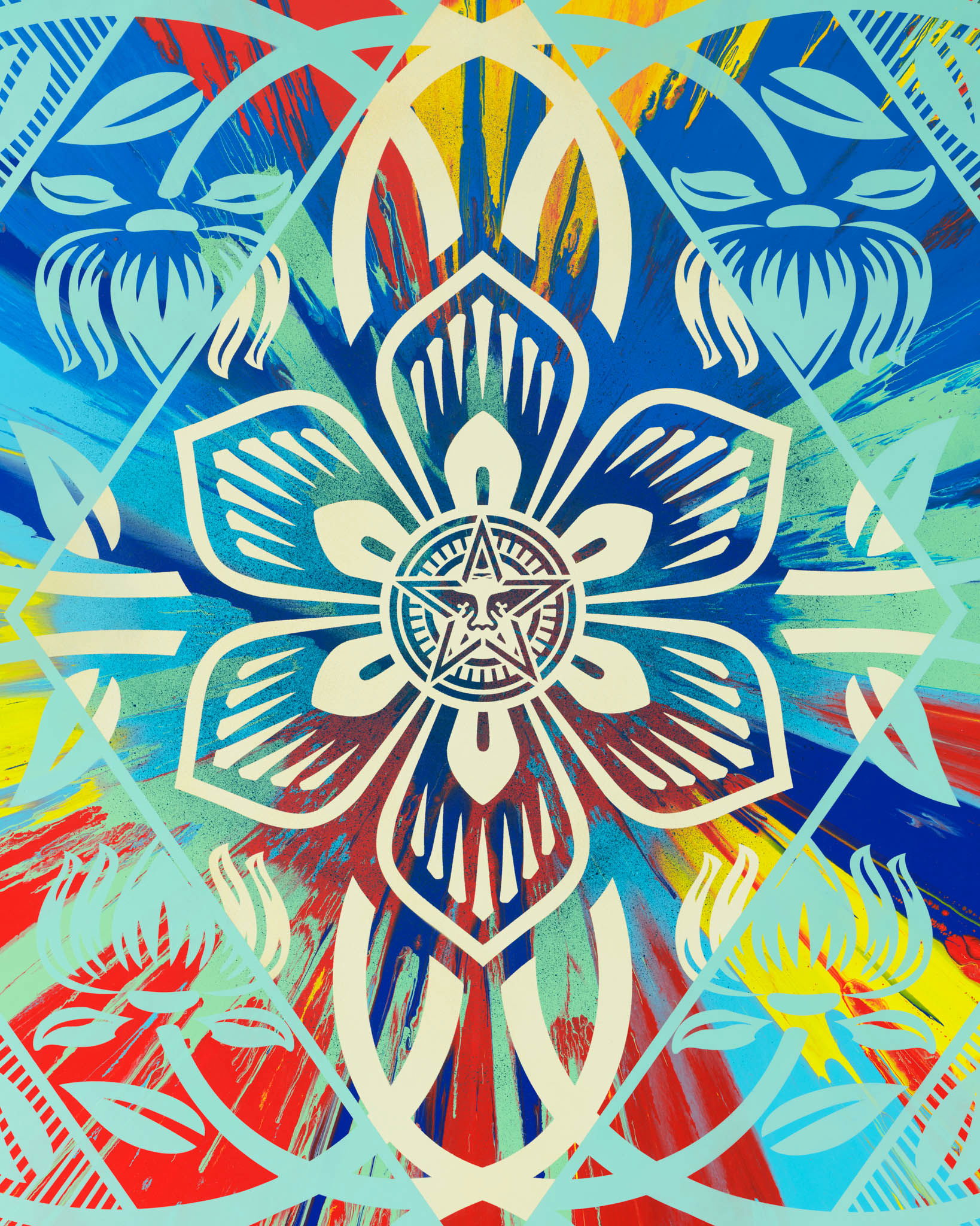 Beautiful Flower Diamond Spin Painting image #2