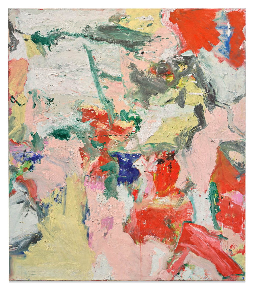 Water...Soft Banks and a Window (Untitled VIII) by Willem de Kooning estimated at $20m (low) to $30m (high). Image courtesy of Sotheby's