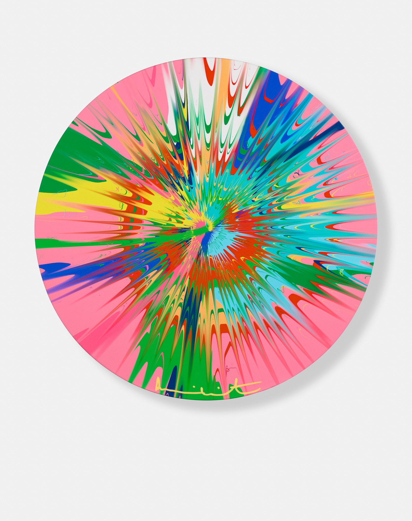 Beautiful, Greater Than Life Thus Created, Still Seeping, Soul-Absorbing Explosion Painting image #1 main image