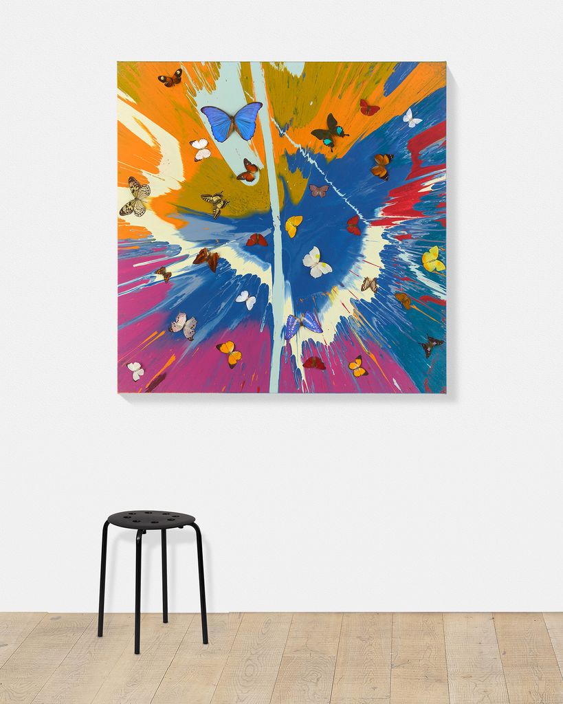 Beautiful To Love Without Measure Painting (with Butterflies) scale image