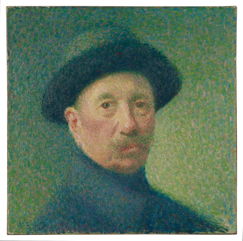 Self-Portrait with Hat by Achille Lauge sold for $26,600 (462% above estimate). Image courtesy of Artcurial