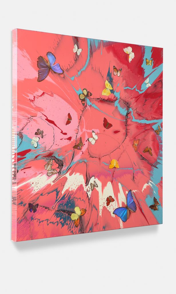 Beautiful Flesh, Blood and Bone Painting (with Butterflies) 2