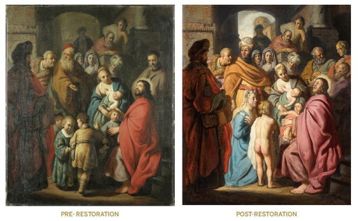 Repainted Rembrandt for sale