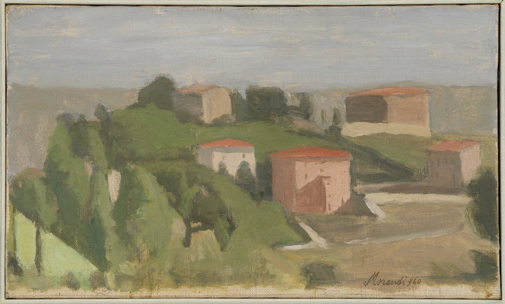 Paesaggio by Giorgio Morandi estimated at $411,500 (low) to $529,100 (high). Image courtesy of Sotheby's