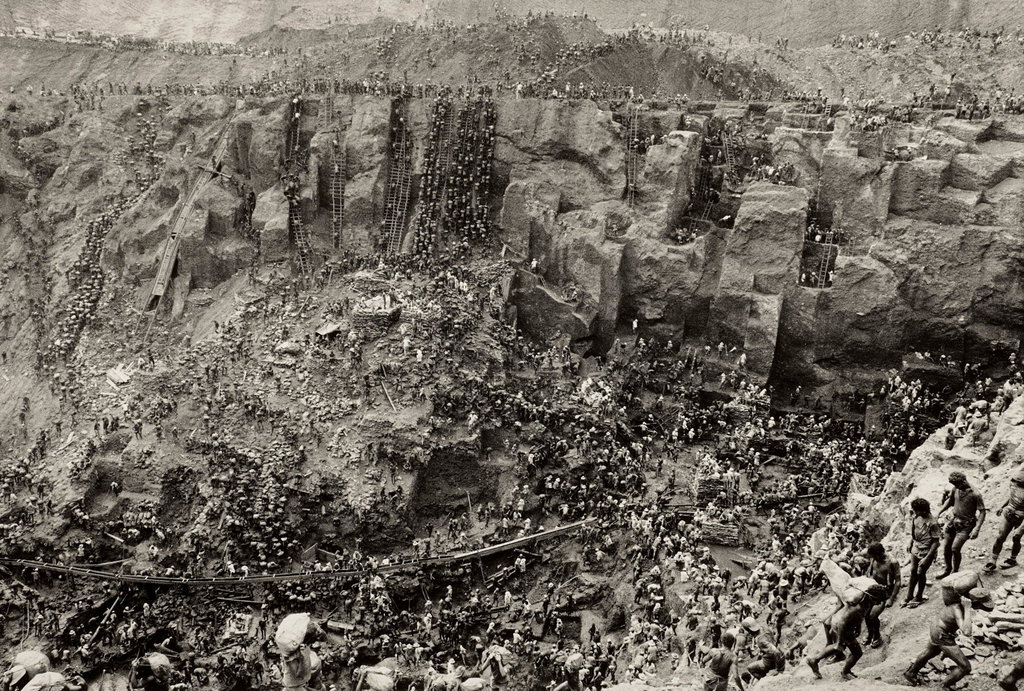 Gold Mine (Cast of Thousands) by Sebastiao Salgado sold for $21,900. Image courtesy of Phillips