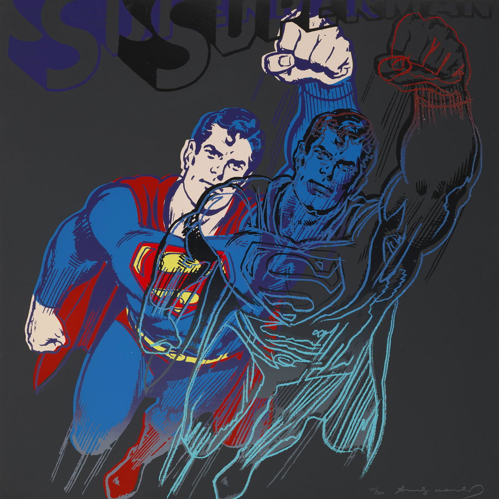 Superman, from Myths by Andy Warhol sold for $252,000.
Image courtesy of Christie's Online