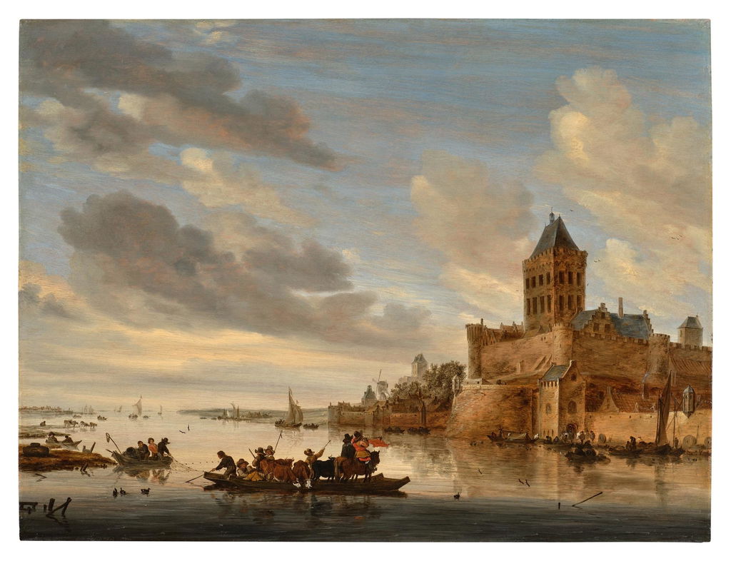River View of the Valkhof at Nijmegen. Image courtesy of Sotheby's
