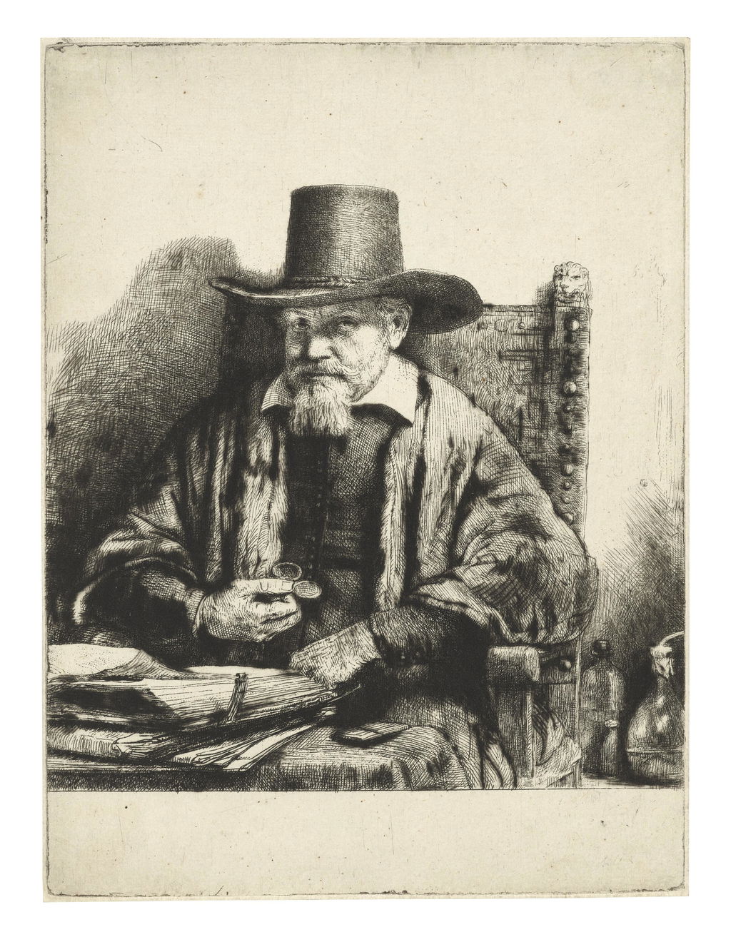 Arnout Tholinx, Inspector by Rembrandt sold for $4.1m.
Image courtesy of Christie's
