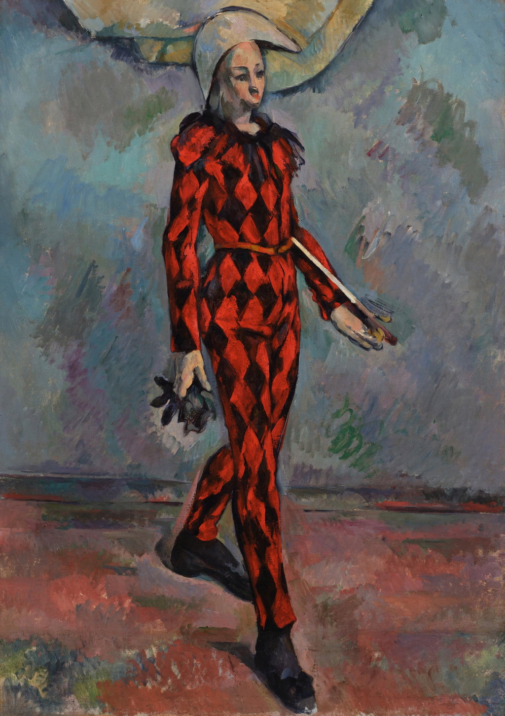 Arlequin by Paul Cezanne estimated at $120m. Image courtesy of Sotheby's