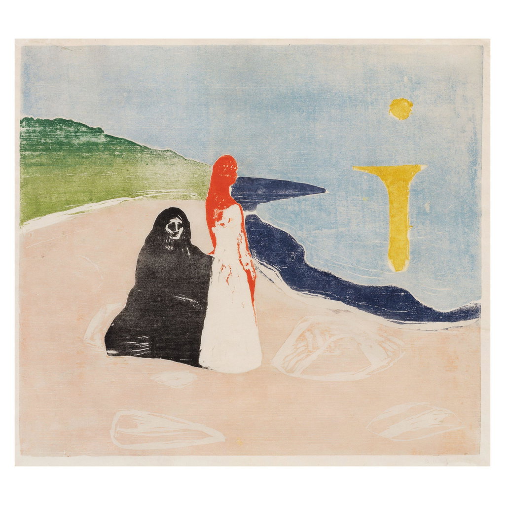 Two Women on the Shore (Frauen am Meeresufer). Image courtesy of Bonhams