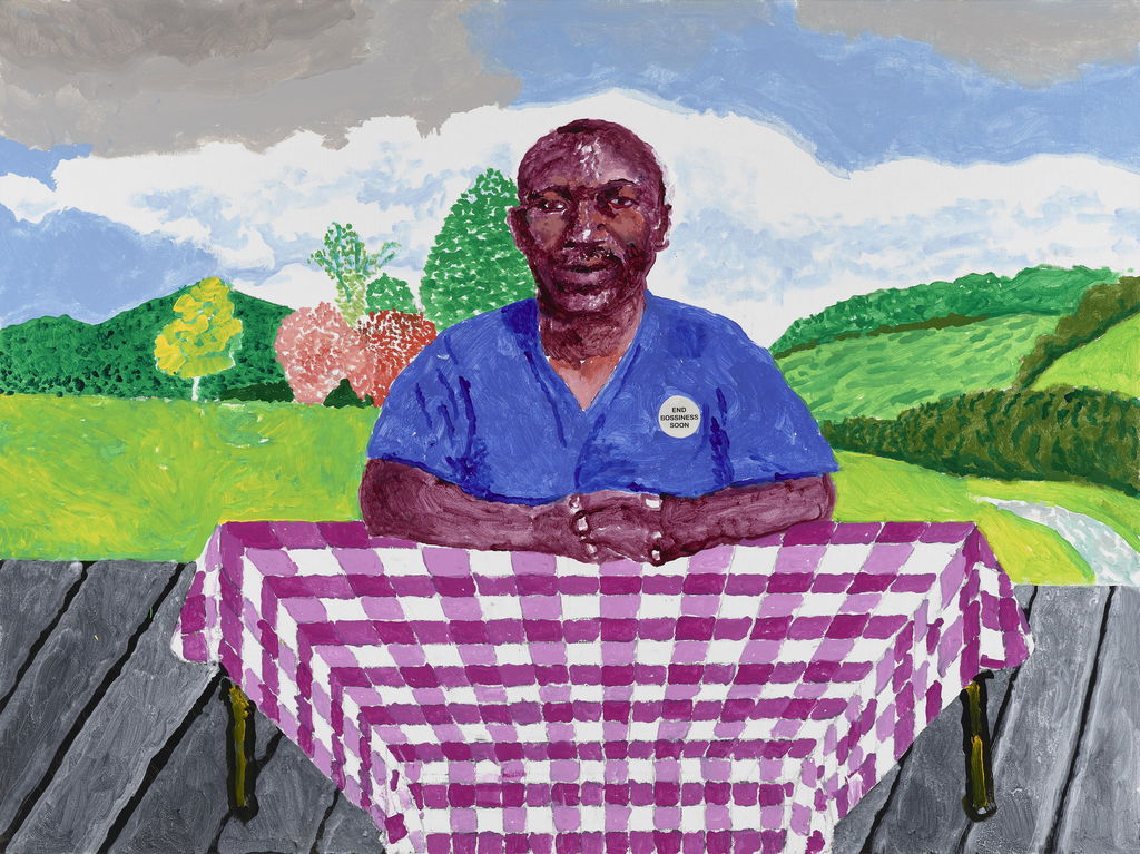 New Hockney portraits