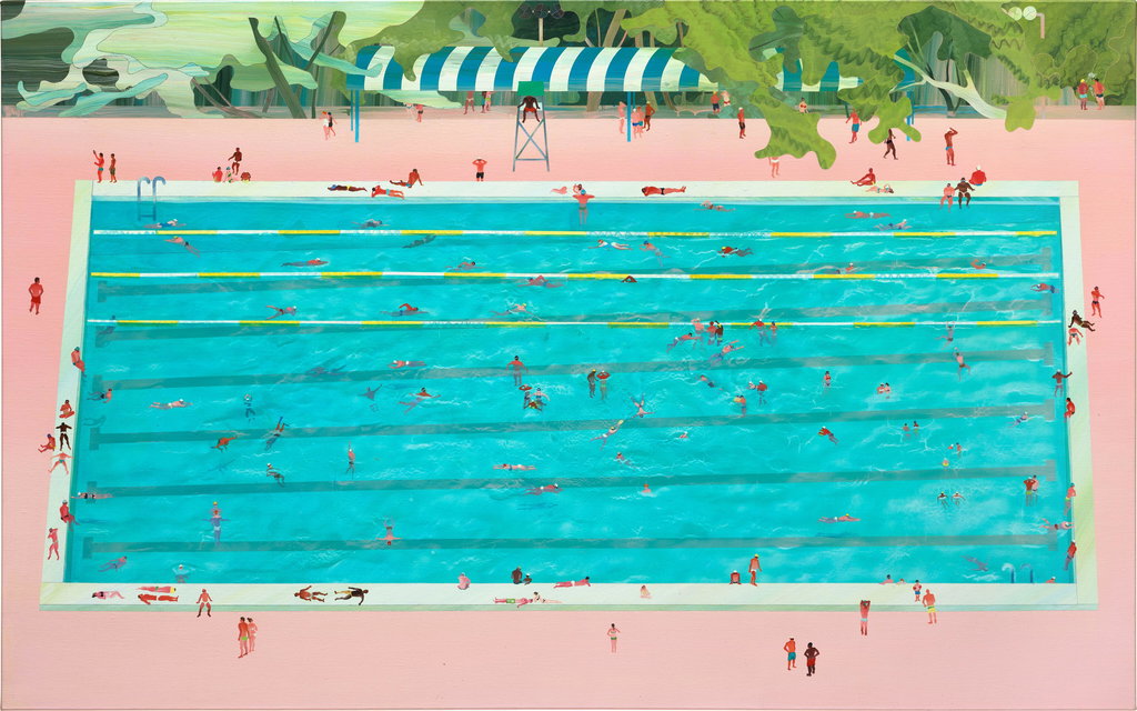 Swimming Pool Series - Public Pool. Image courtesy of Sotheby's