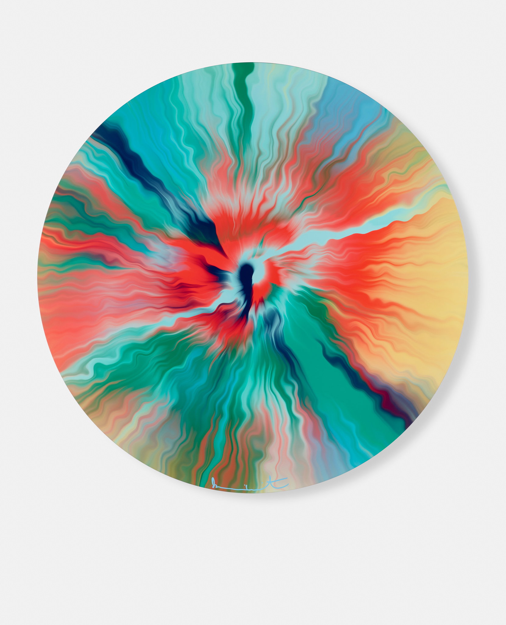 Beautiful, Gaudy-Spirited Bursting River Painting image #1 main image