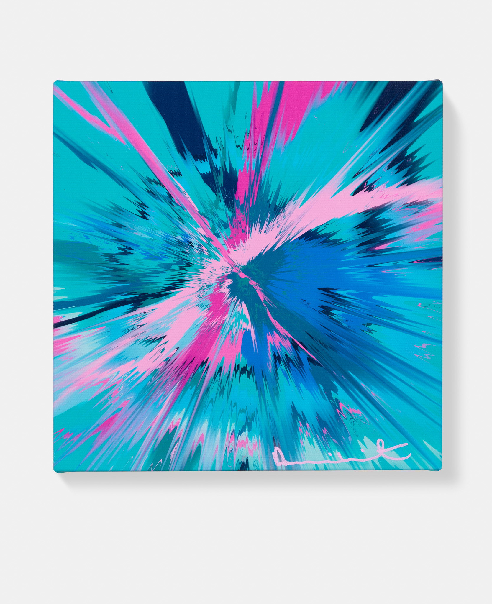 Beautiful, Thoroughly Unclouded, Ever Calm, Clouded Glass Vapor Painting image #1 main image