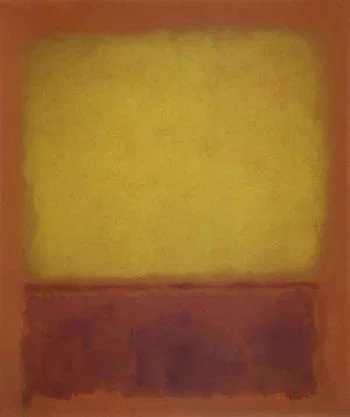 Yellow over purple (1956). Sold for $14.31m in 2000. Image courtesy of Sotheby's