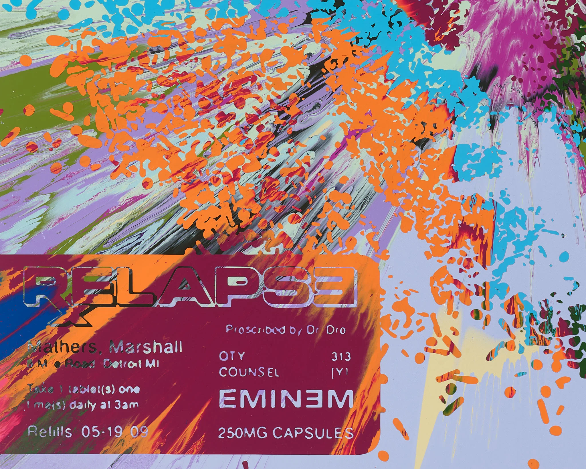 Beautiful, Eminem, Relapse Painting 3