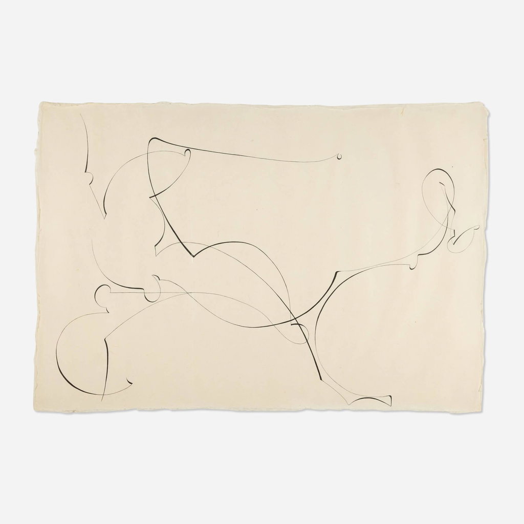 Untitled by Elliott Puckette sold for $22,600. Image courtesy of Rago Arts & Auction Center