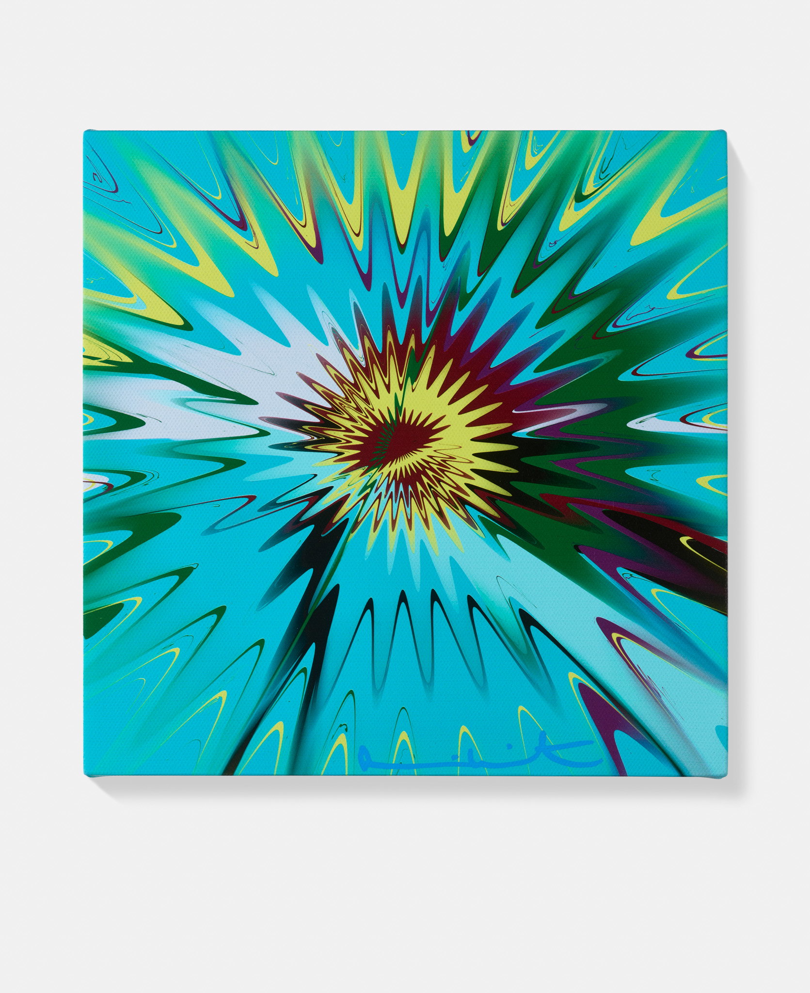 Beautiful, Wonderfully Bright, Damp And Chilly, The Cold Wisest, Half Dully Implosion Painting image #1 main image