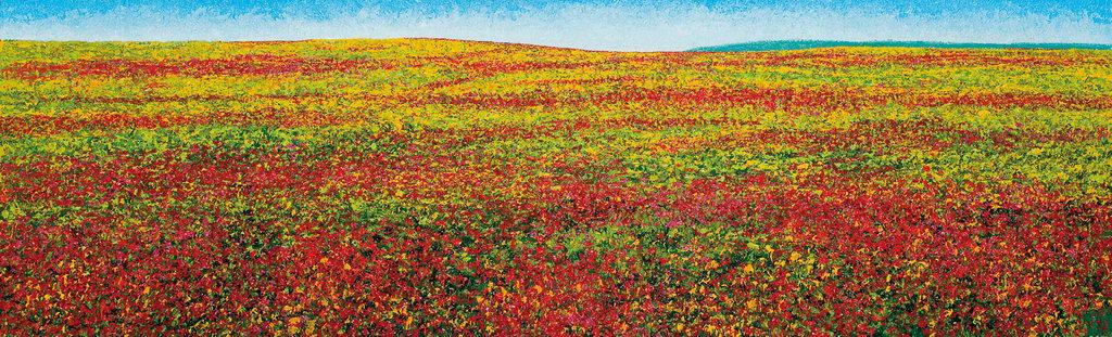 Poppy Fields (2008). Sold for $43,500 in 2010. Image courtesy of Seoul Auction