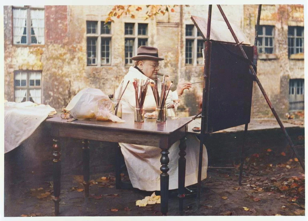Churchill's art exhibited
