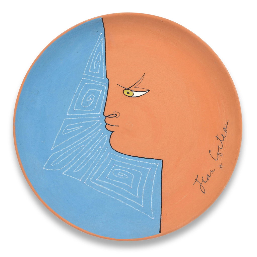 La Côte d'Azur by Jean Cocteau sold for $16,900. Image courtesy of Bonhams