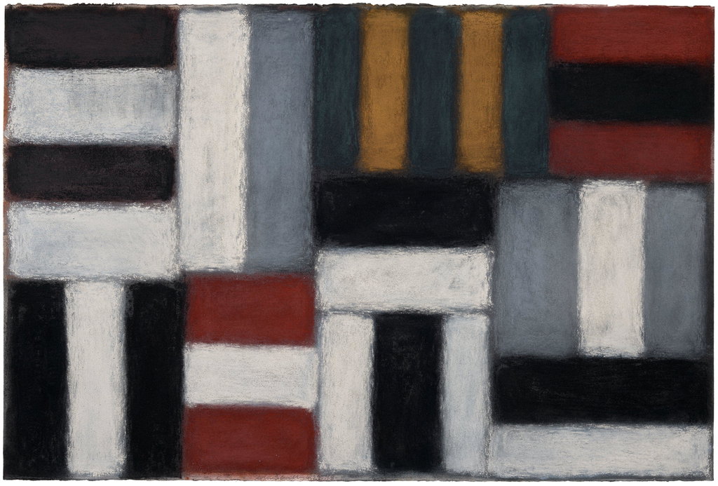 4.22.98 by Sean Scully sold for $335,400. Image courtesy of Phillips