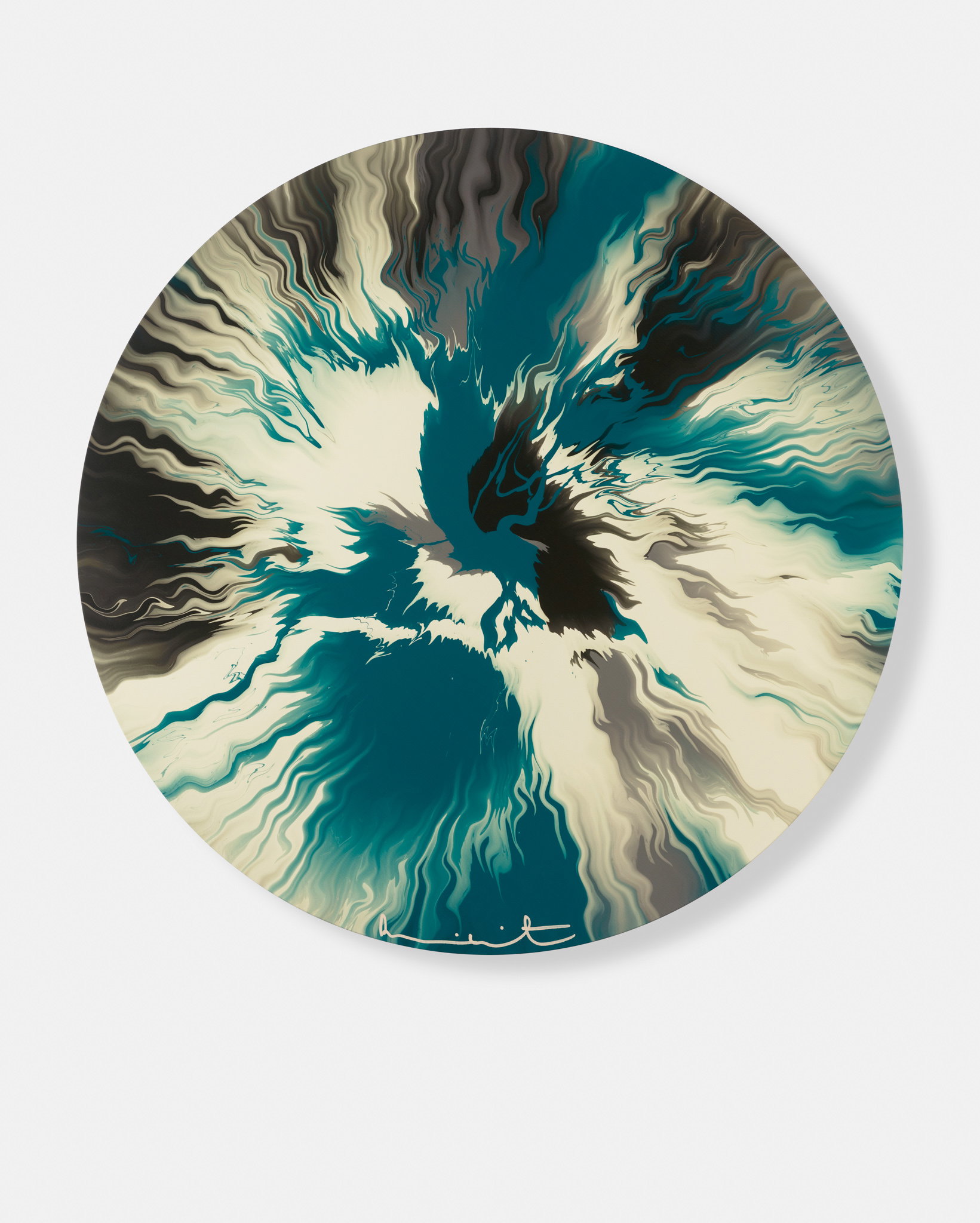 Beautiful, Soothe And Excite Bursting River Painting image #1 main image