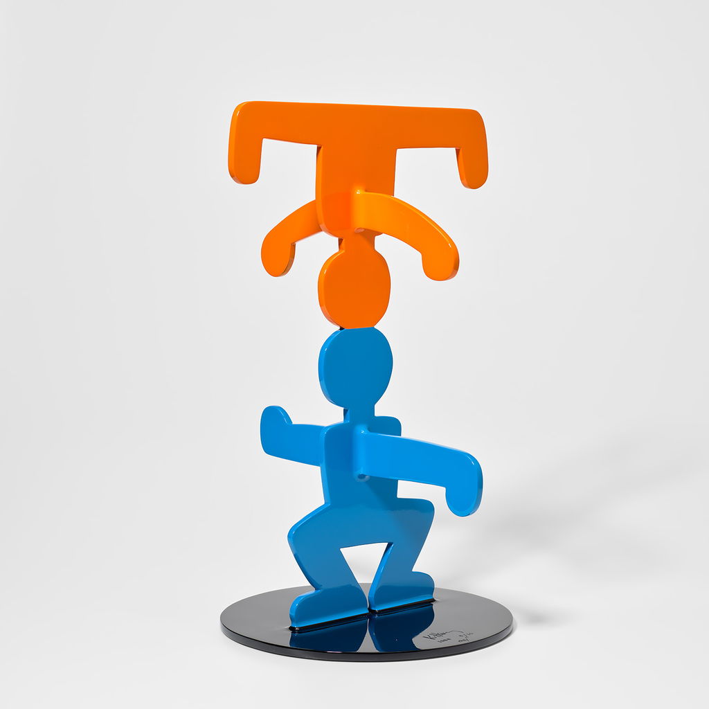 Acrobats by Keith Haring sold for $306,000.
Image courtesy of Phillips