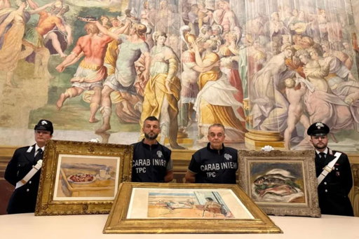 Stolen Renoir, Cézanne and Matisse paintings worth over $10M recovered by Italian police
