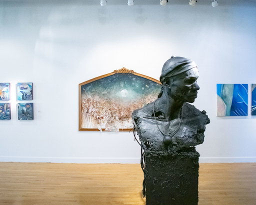 A timely premise, unevenly delivered: ‘In the Beginning’ at the Hudgens Center