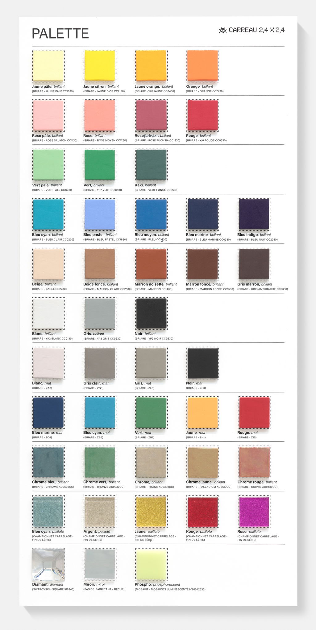 Pixel Colour Chart 1 main image