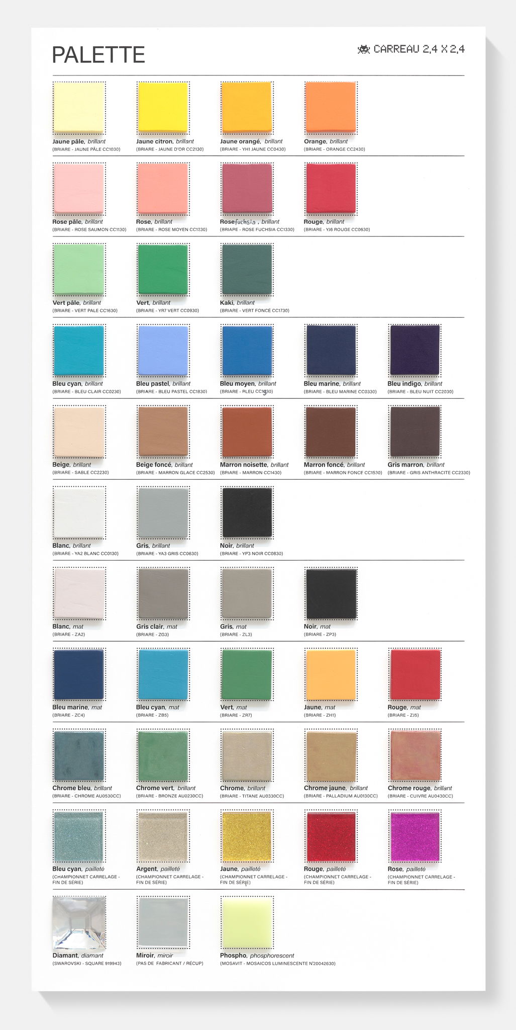 Pixel Colour Chart 1 main image