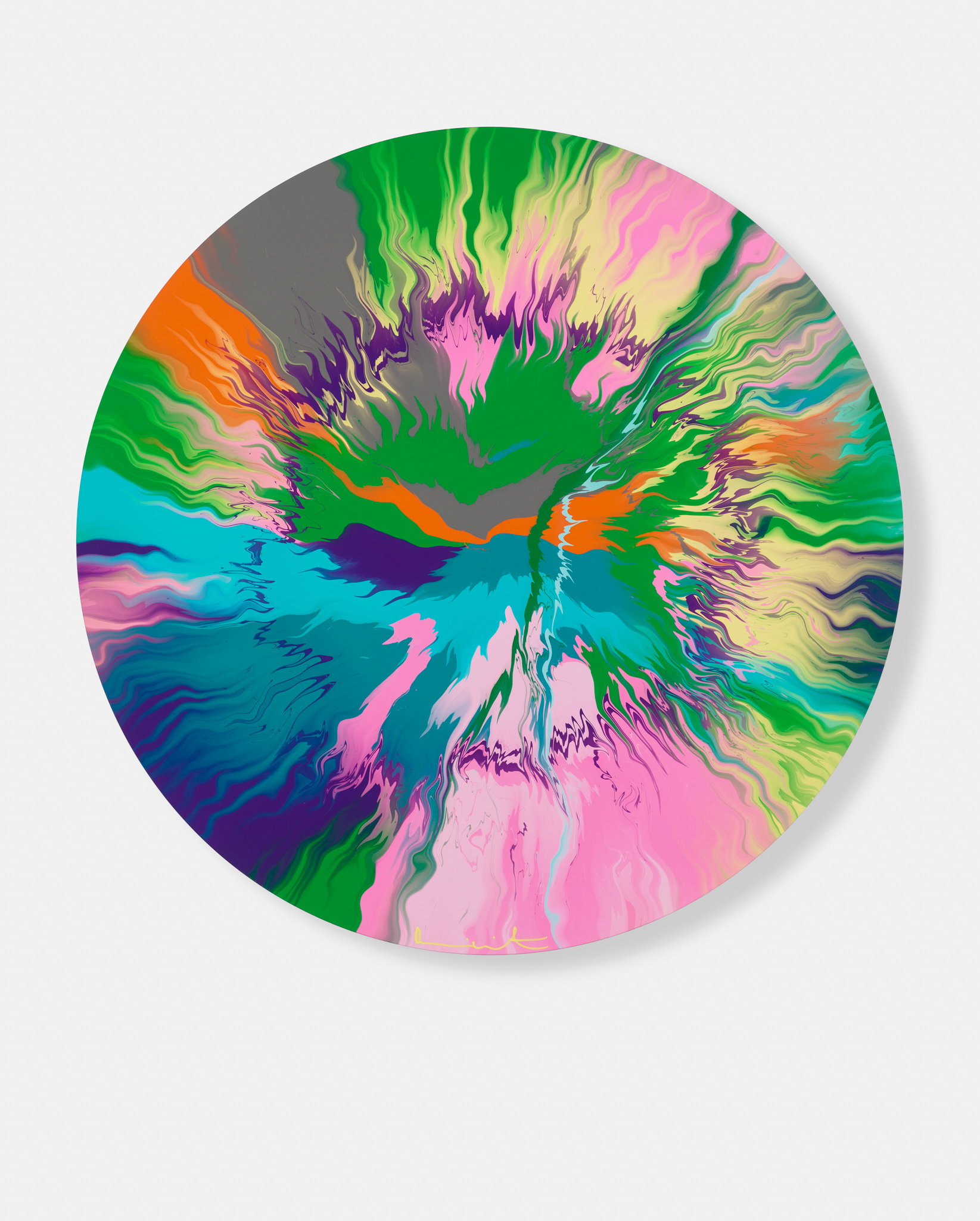 Beautiful, Half-Whispered, Ever Tenderly Bursting River Painting image #1 main image
