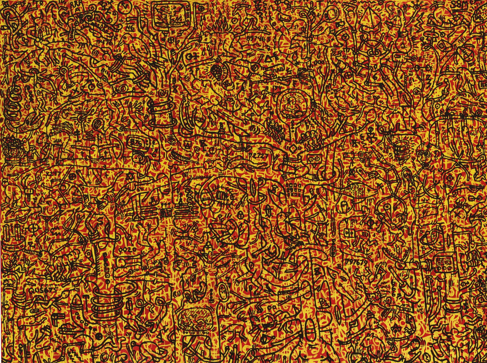 The 'Anti-Nuclear' Painting That Set Keith Haring's Auction Record
