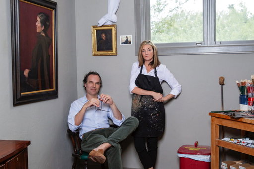 At Home In Houston With Two of America’s Most Celebrated Painters — Artists Sarah Lamb and David Larned Embrace the Realism