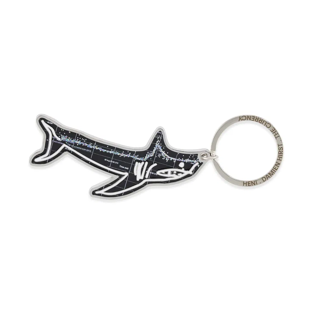 The Currency Black Shark Keyring  image #1 main image