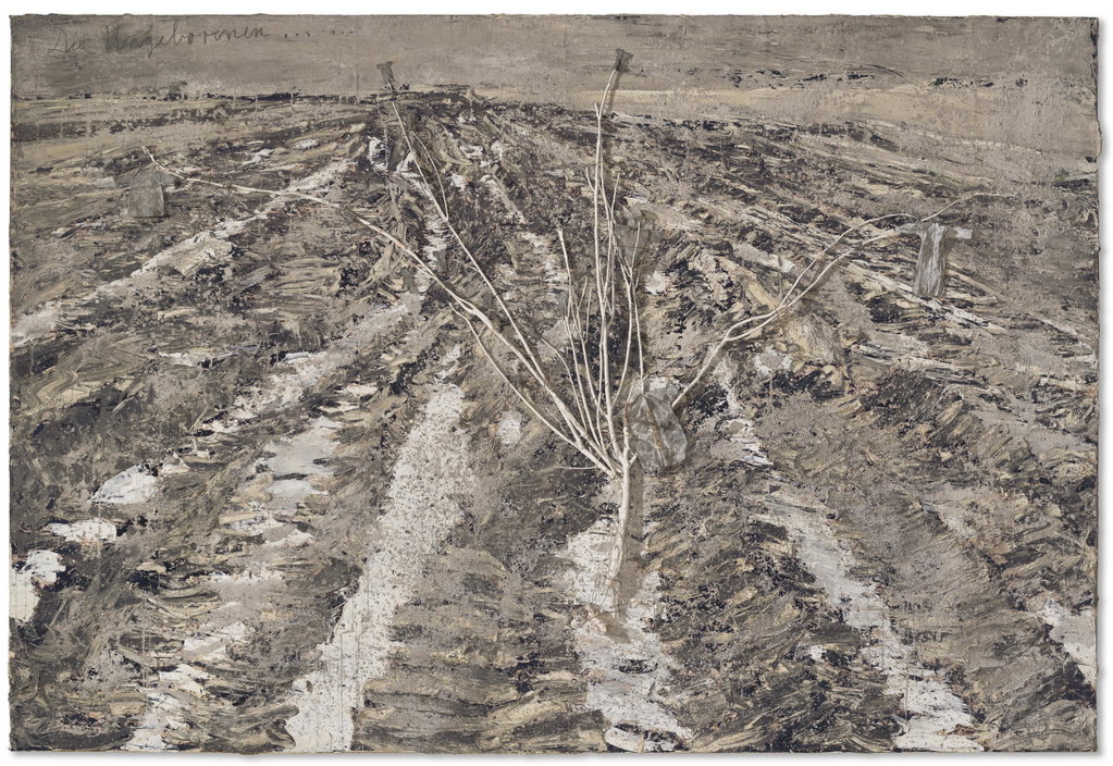 Die Ungeborenen (The Unborn) by Anselm Kiefer estimated at $463,600 (low) to $728,600 (high). Image courtesy of Christie's