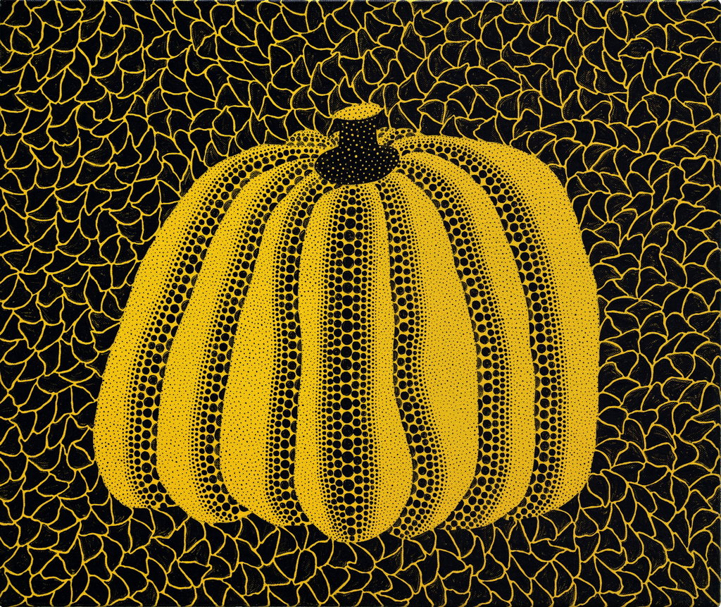 Pumpkin by Yayoi Kusama estimated at $1.65m (low) to $2.25m (high). Image courtesy of Christie's