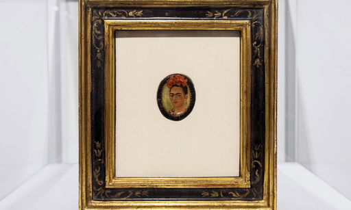 Miniature self-portrait by Frida Kahlo turns heads at Art Basel Miami Beach