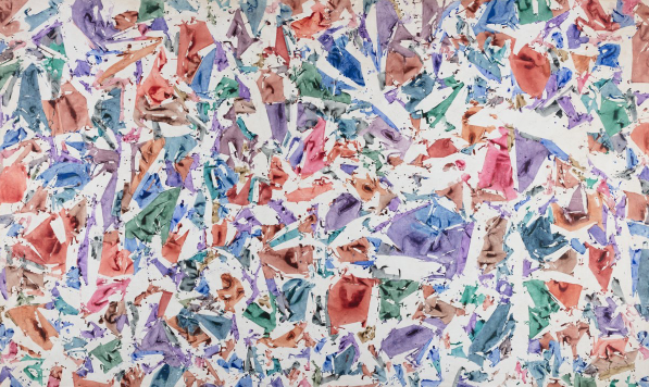 Simon Hantai: the last studio at Gagosian Gallery in Gstaad