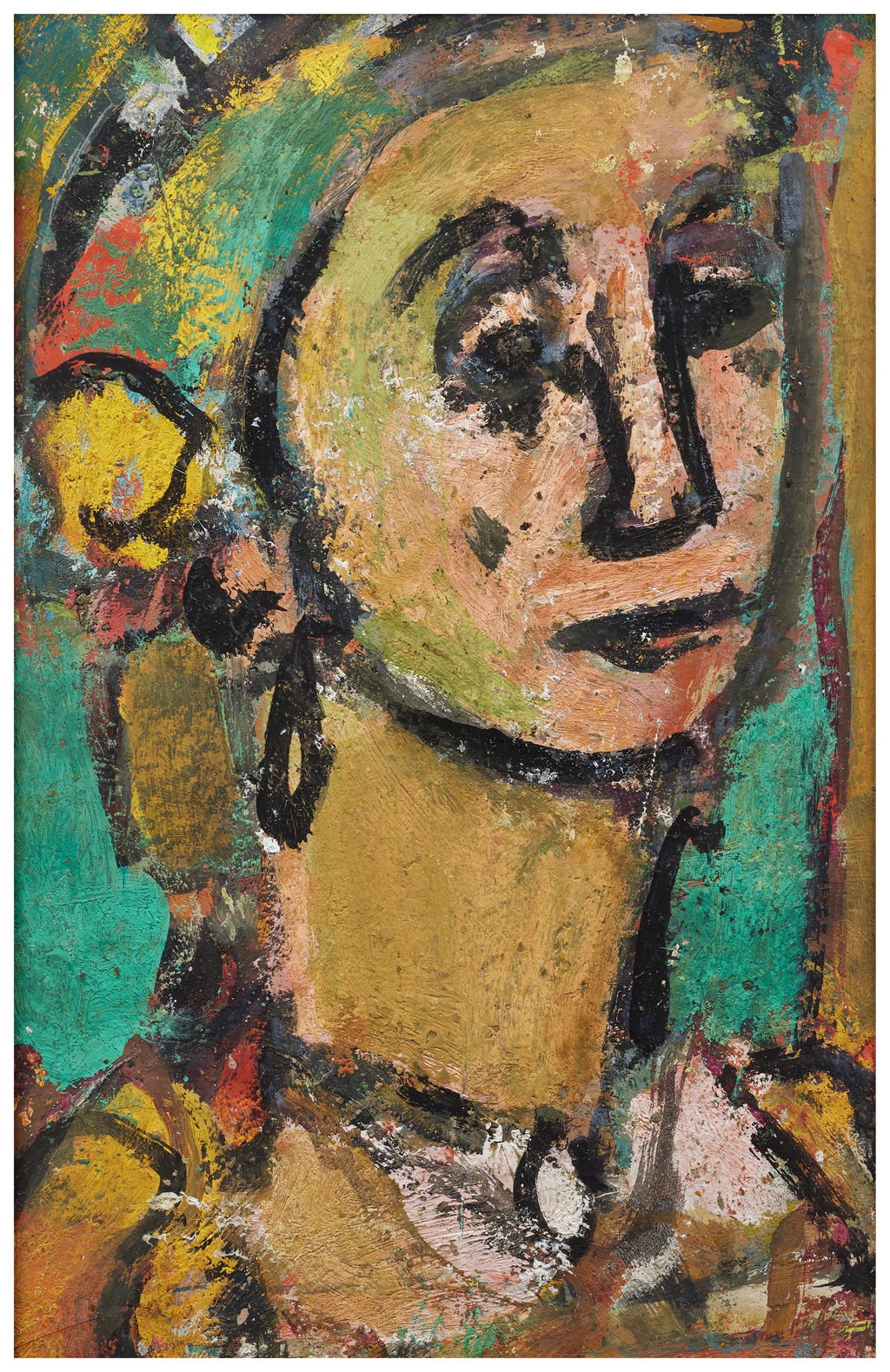 Solange by Georges Rouault sold for $44,700. Image courtesy of Artcurial