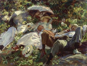 Group with parasols. Image courtesy of Sotheby's