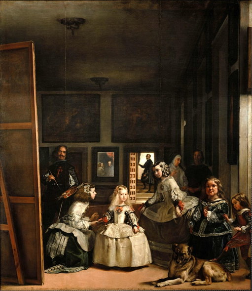Hidden Paintings series -Las Meninas by Diego Velázquez.