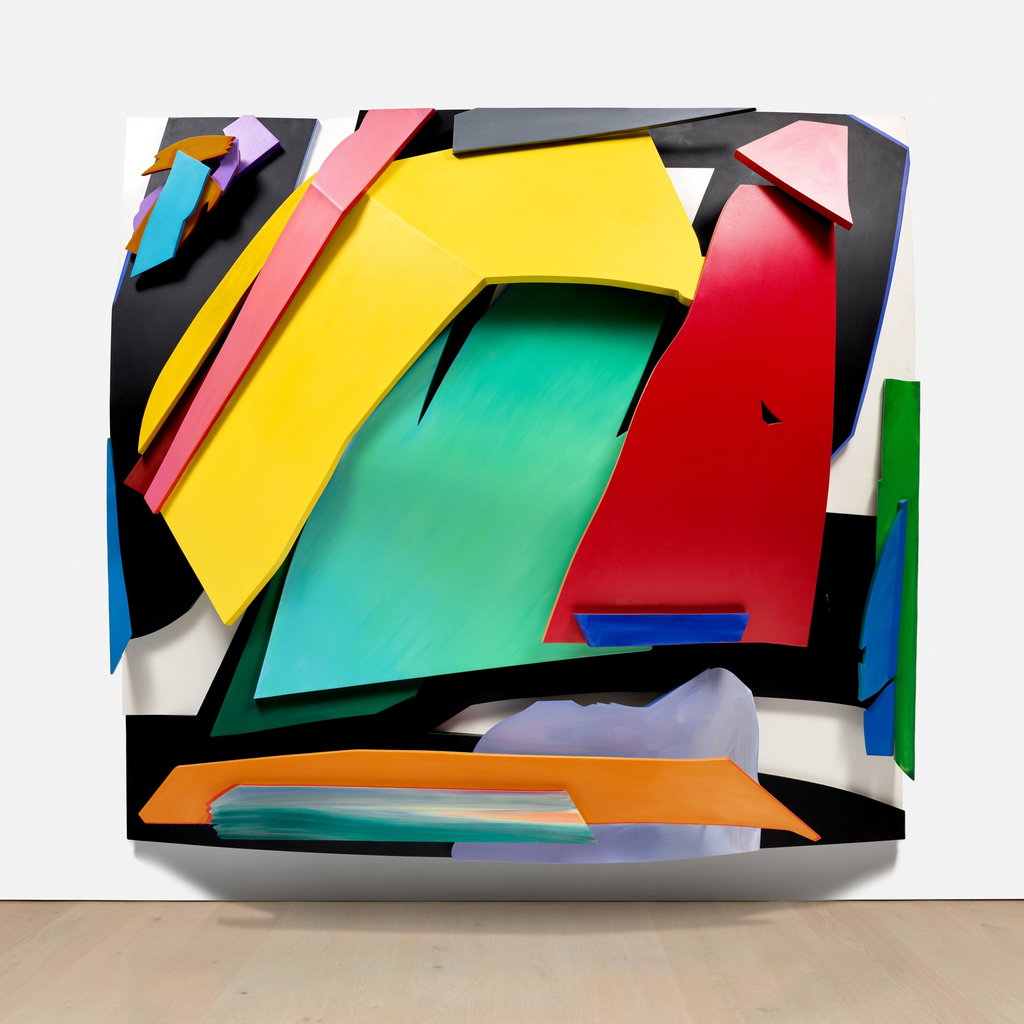 Cross Motion II by Tom Wesselmann sold for $116,100. Image courtesy of Phillips
