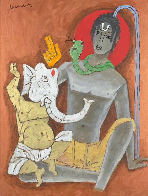 Maqbool Fida Husain Work Heads to Auction