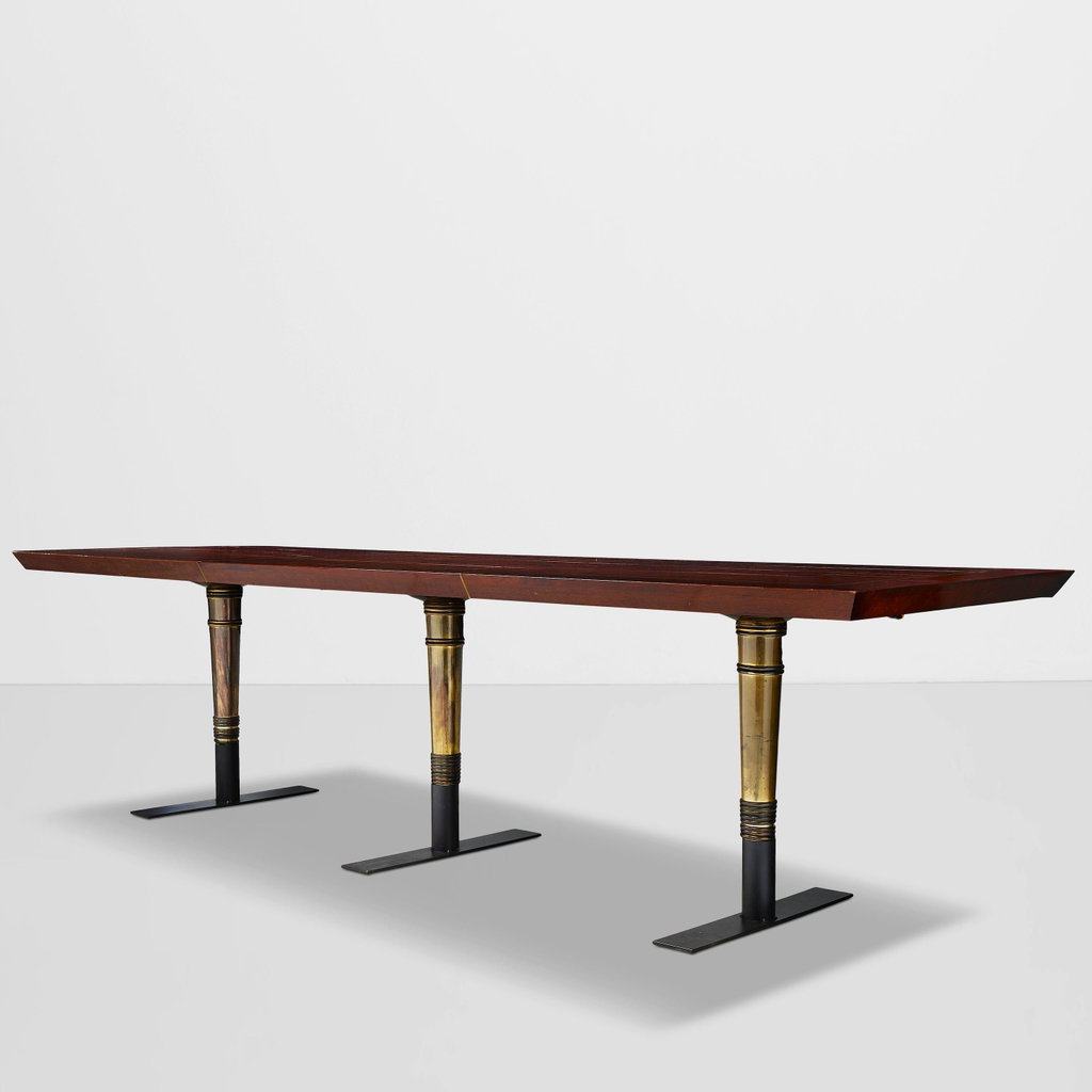 The Lorna Lane Dining Table by Billy Haines sold for $28,200. Image courtesy of Bonhams