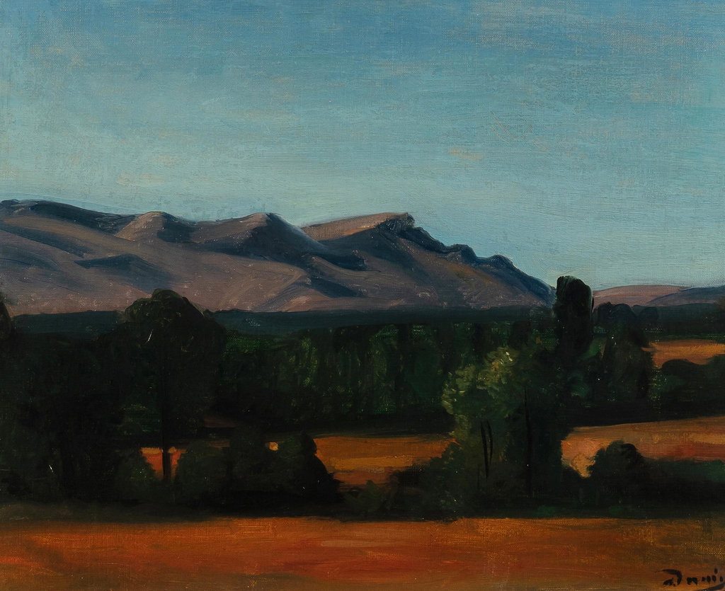 Paysage de Provence - Le Mont Olympe. Image courtesy of Sotheby's, Online